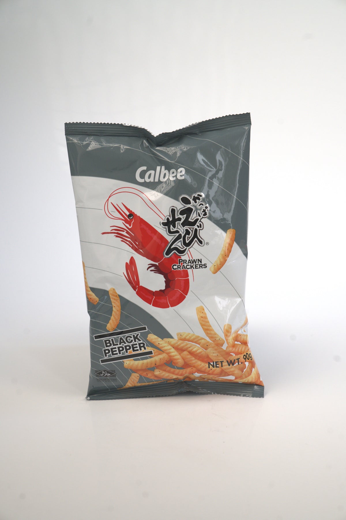 Calbee Prawn Crackers Poivre Noir 90g