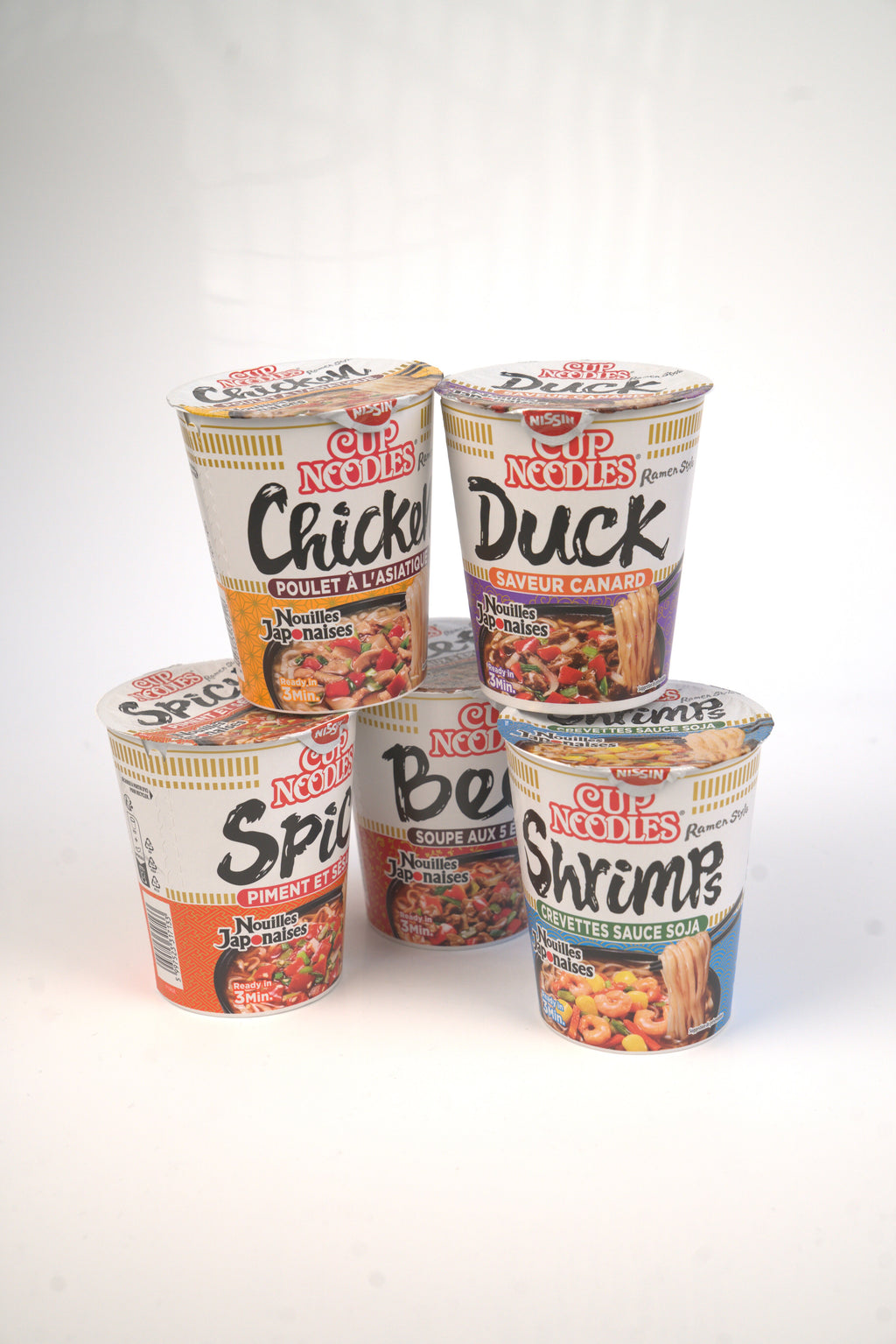 Nissin Cup Noodles Ramen Boeuf aux 5 Epices