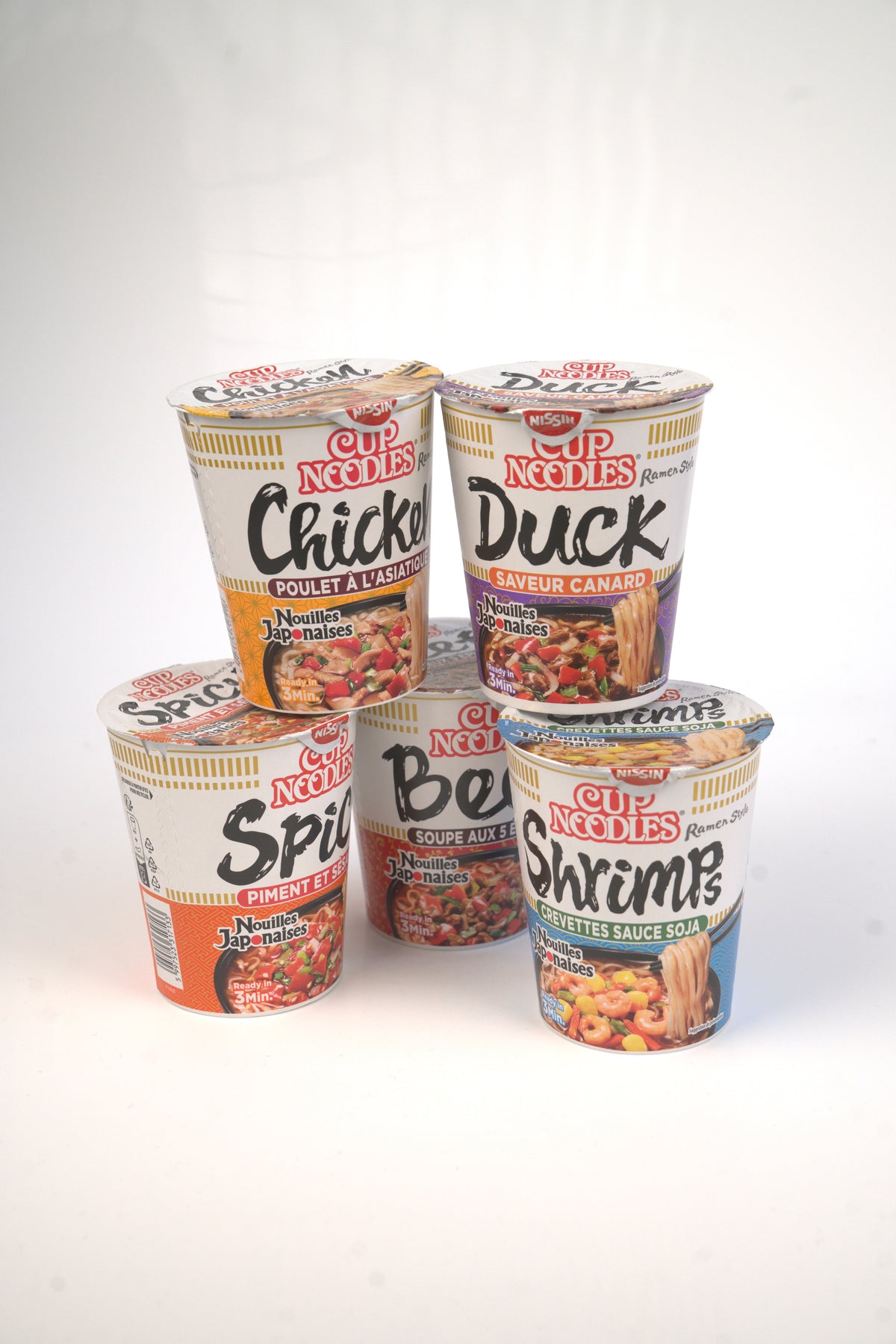 Nissin Cup Noodles Ramen Boeuf aux 5 Epices